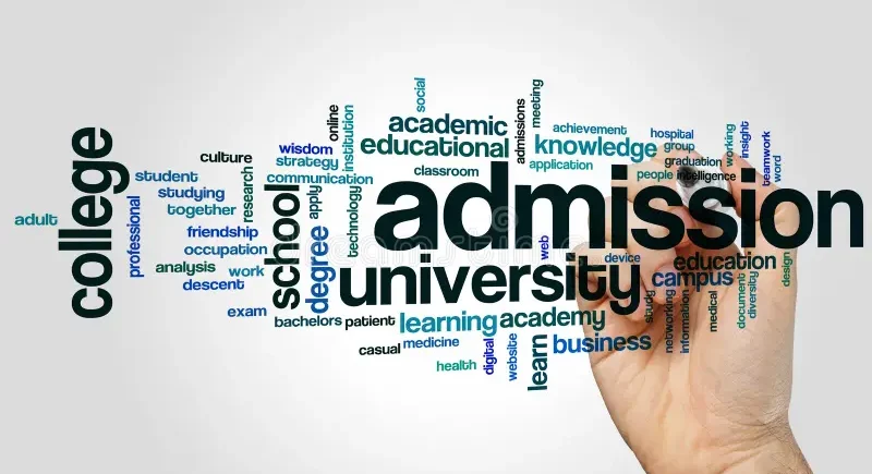 admission word cloud concept grey background 90878637
